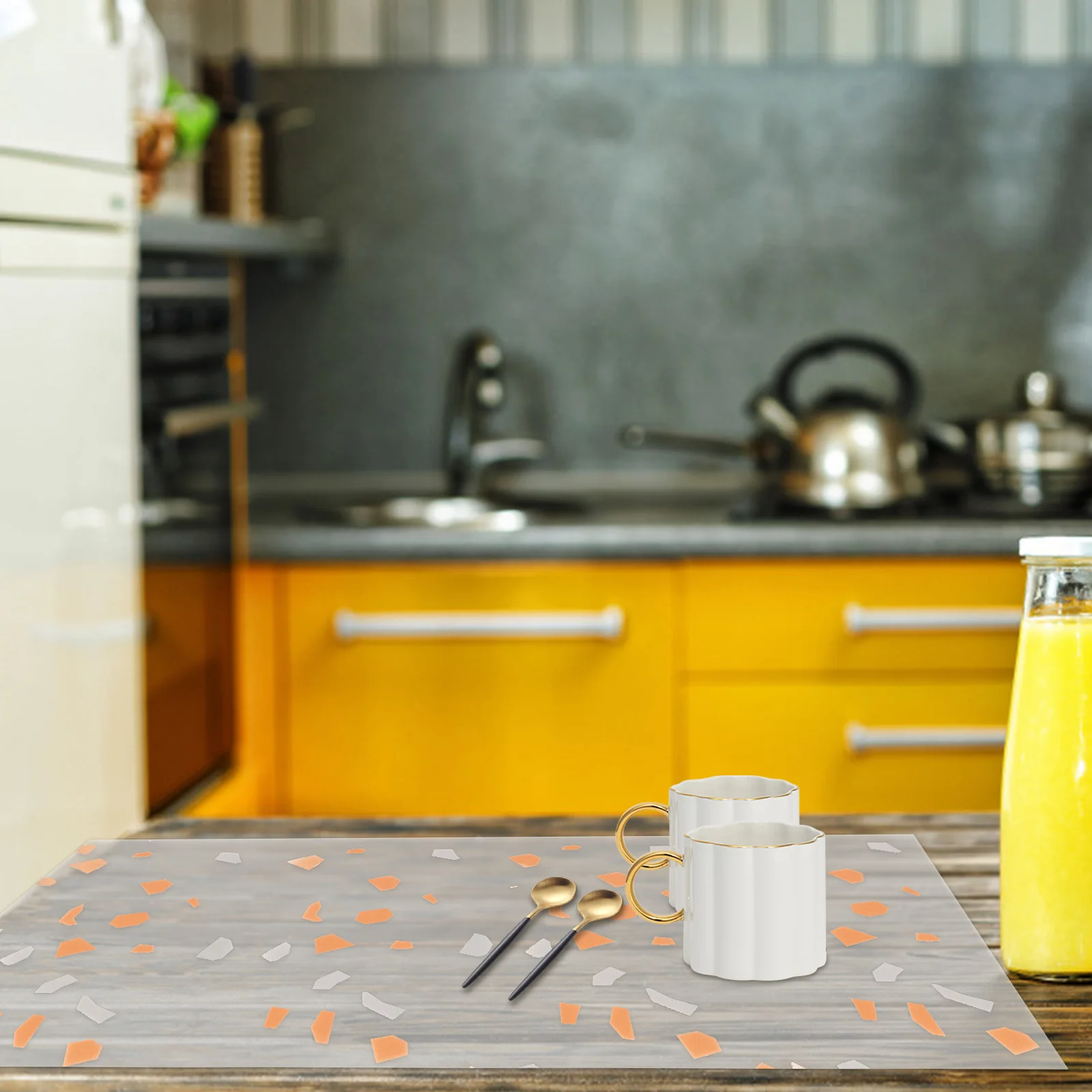 

Waterproof Oil Resistant 45x150cm Kitchen Drawer Liners Cabinet Fridge Shelves Easy Clean Tear Resistant Stovetop Tabletop