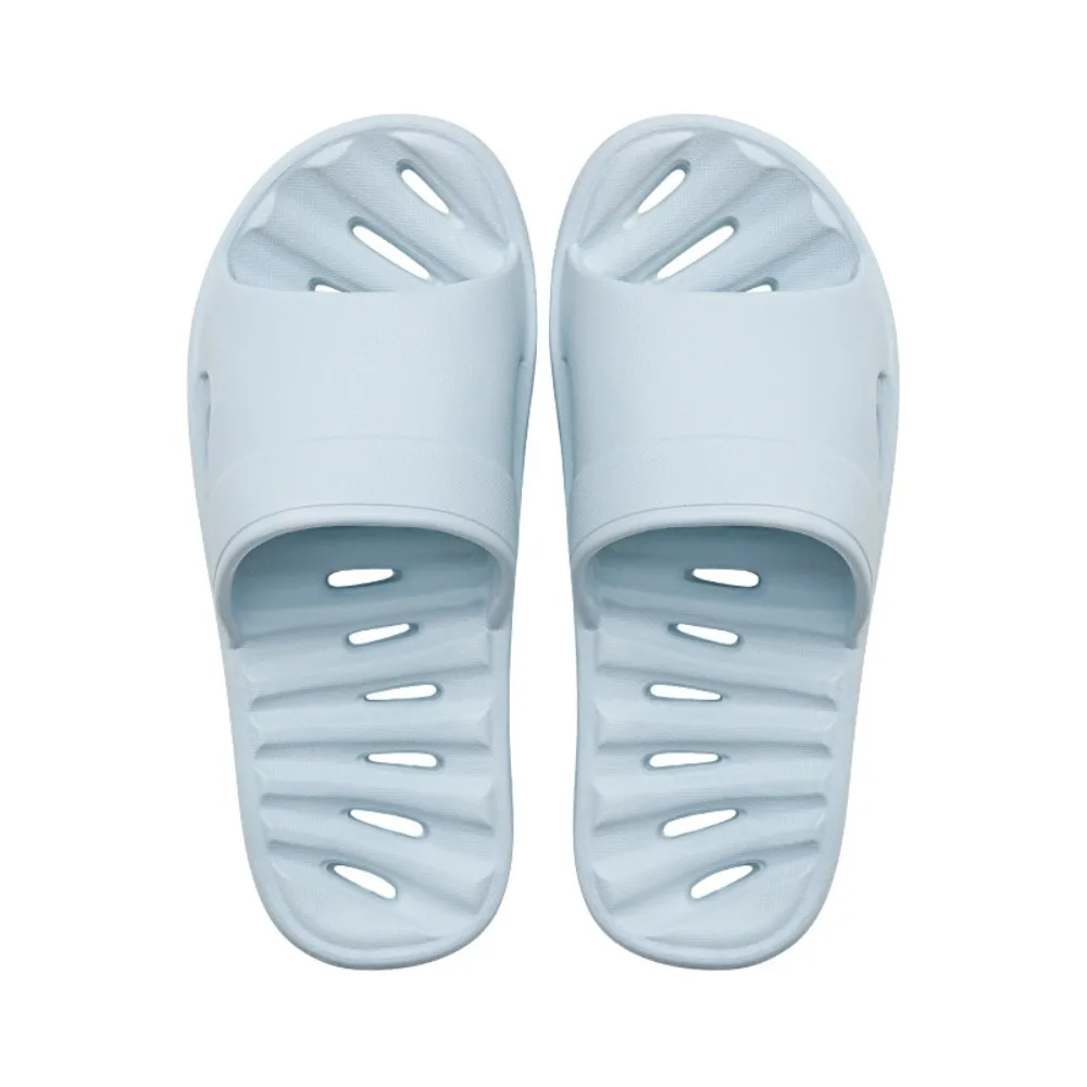 Thick Waterproof Bathroom Slippers Quick-drying Light Weight Shower Slippers EVA Hollow Out Leaky Slides Beach