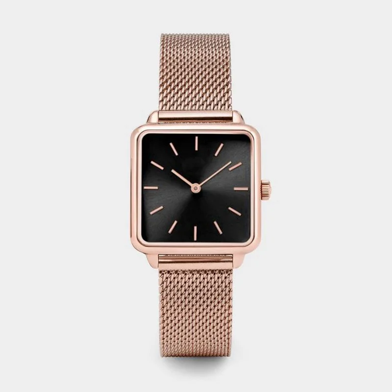Wholesale Hot Selling Without Logo Watch Square Women's Watch With Magnetic Mesh Watch