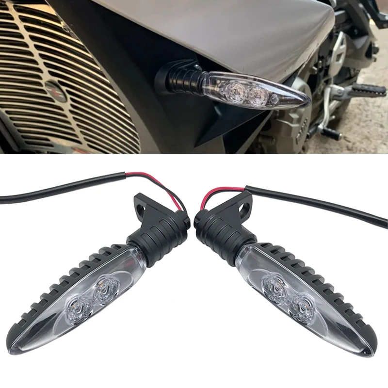 For BMW R1200GS F800GS S1000RR F800R HP2 Sport K1300S G450X F800ST R nine T Front Rear LED Turn Signal Indicator Light Blinker