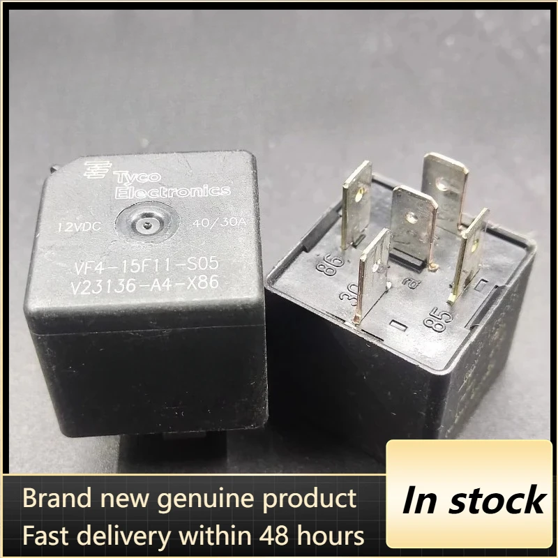 （Brand New Original）1pcs/lot 100% original genuine relay:VF4-15F11-S05 V23136-A4-X86 12VDC 40/30A 5pins Automotive relay