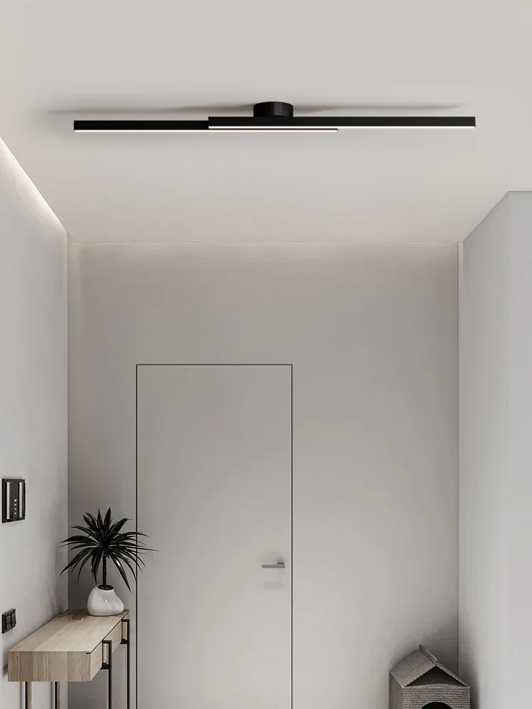 Imagem -03 - Interior Lâmpada Led Tiras Luzes para Corredor Varanda Quarto Cozinha Sala de Estar Decoração da Escada Luminária 60cm