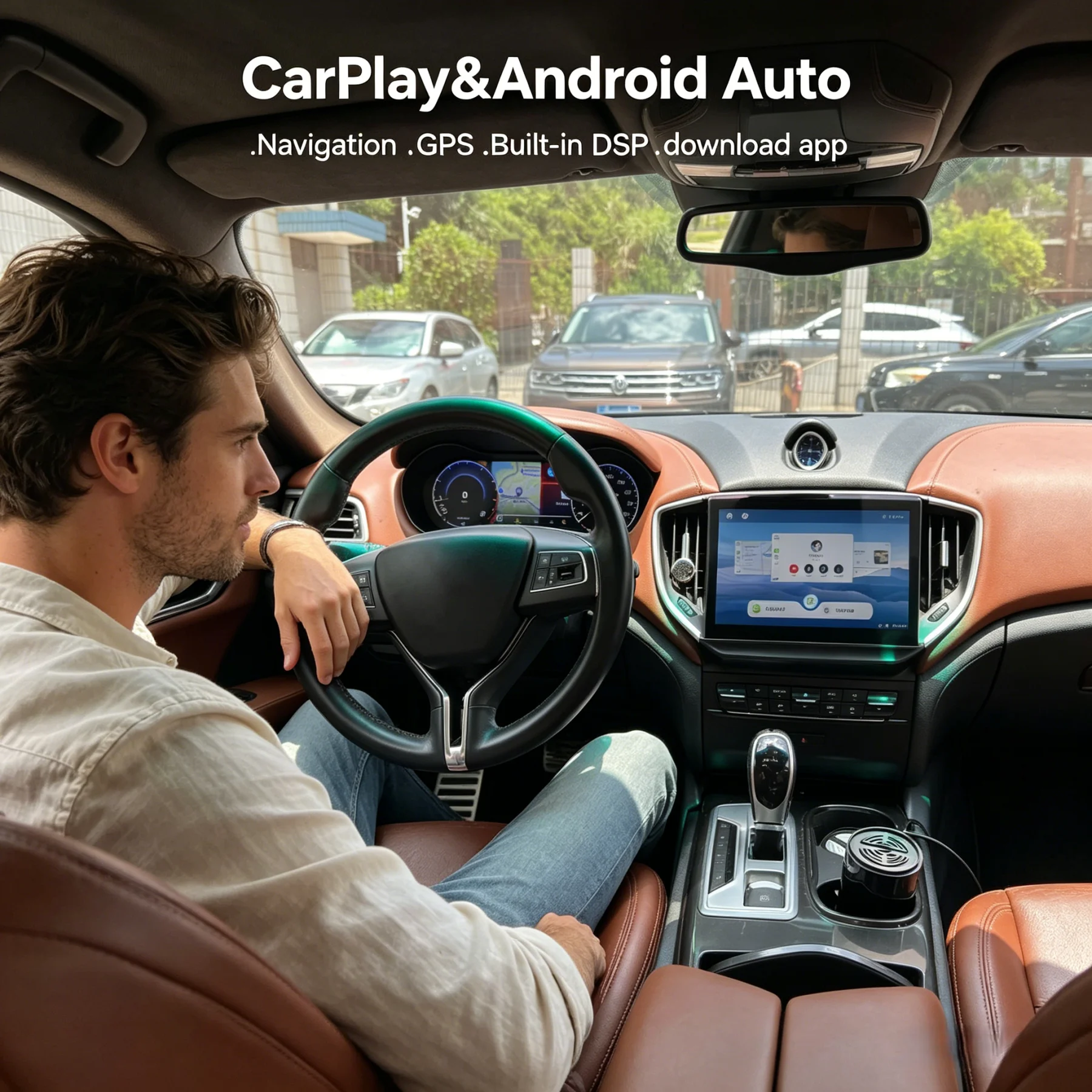 

CarPlay Receiver 10.26 Inch Multimedia Player For Maserati Ghibli 2017-2020 Radio Car Auto Stereo GPS Navigation Blu-Ray Screen