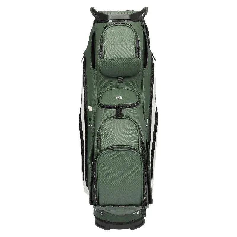 Material 15 Waterproof Portable Lightweight PVC White Green PU Leather Car Golf Bag Men