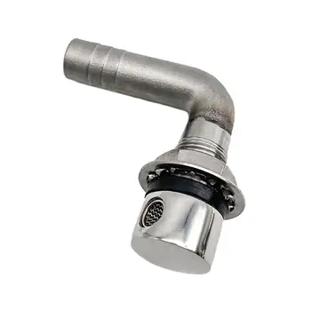 Ventilação do tanque de combustível do barco através do casco 316 enchimento de água de ventilação do tanque de gás de combustível inoxidável,