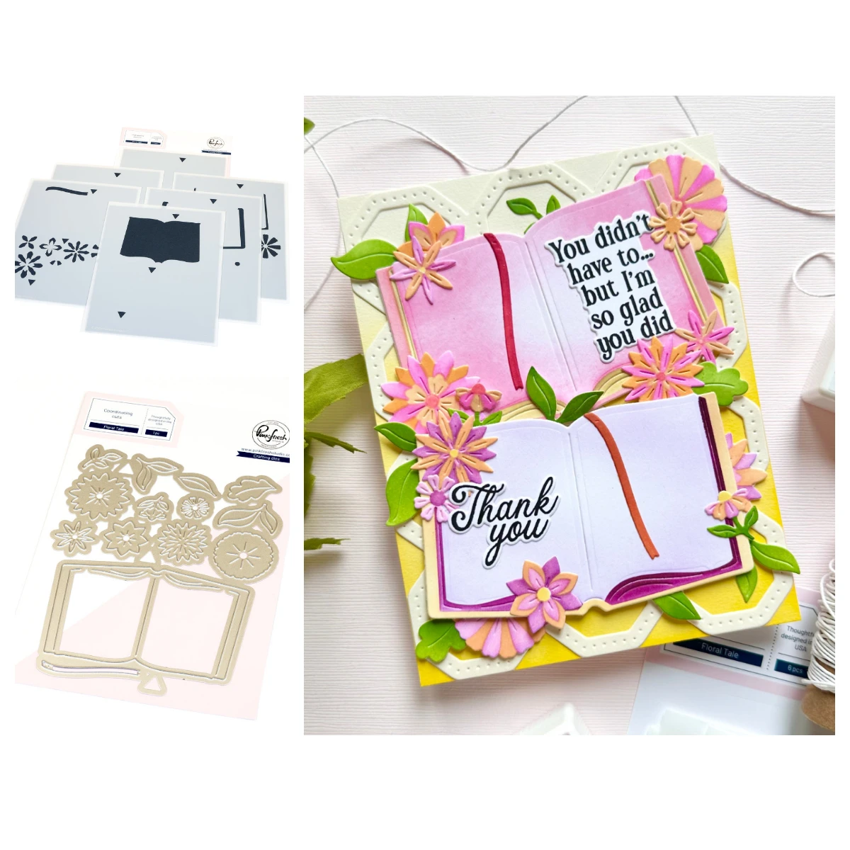 

2026 New Floral Tale Metal Cutting Dies Stencil DIY Scrapbooking Stamps Greeting Card Diary Decoration Molds Template Handmade