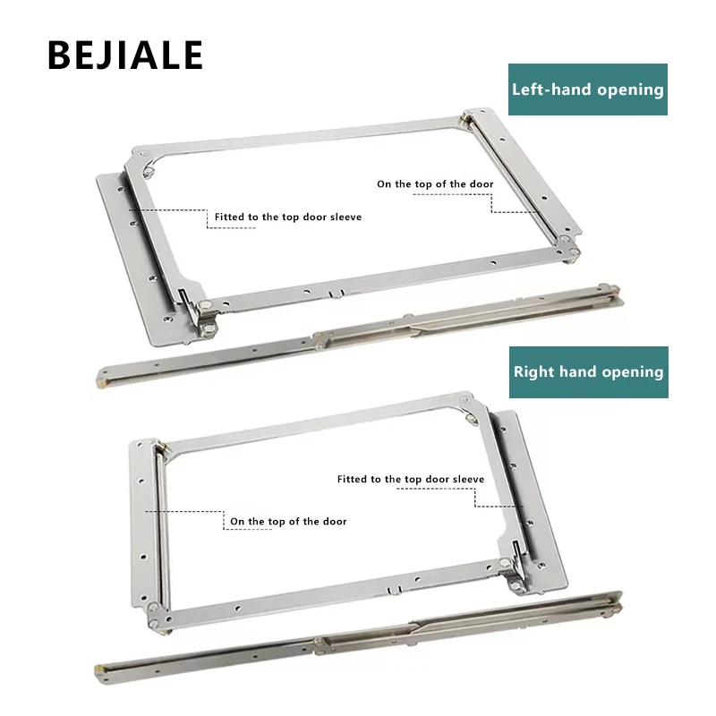 Imagem -02 - Hardware de Porta Dobrável em 304 180 Graus Abertos Dobradiças de Madeira Conector Multifuncional de Porta Dobrável Aço Inoxidável