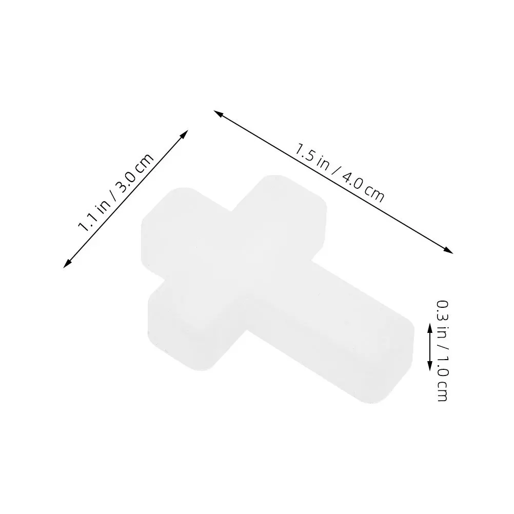 5 قطعة قالب قلادة الصليب السيليكون DIY بها بنفسك صنع المجوهرات الراتنج الحرف قلادة حلية لوازم قالب الصب الزخرفية #3