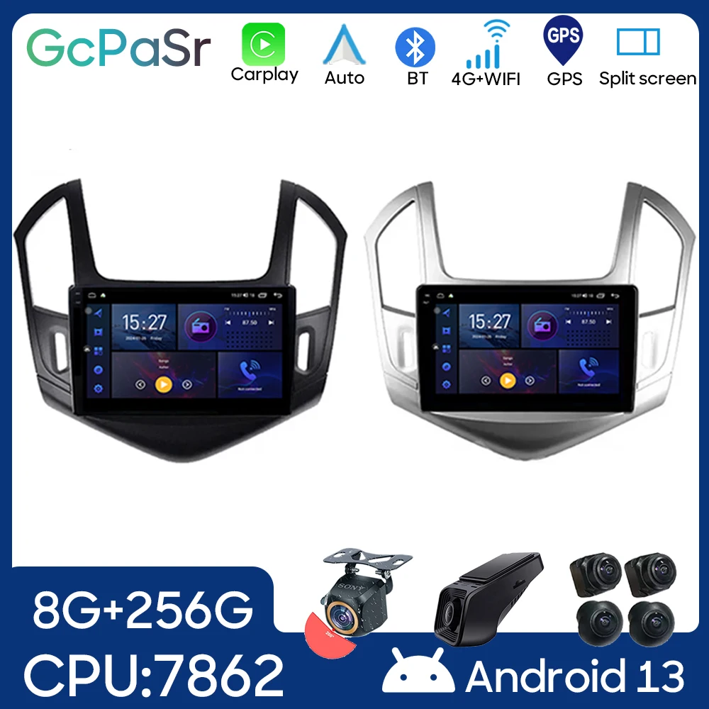 

Car GPS Navigation For Chevrolet Cruze J300 J308 2012 - 2015 Android Auto Radio Video Player Multimedia Stereo WIFI No 2din DVD