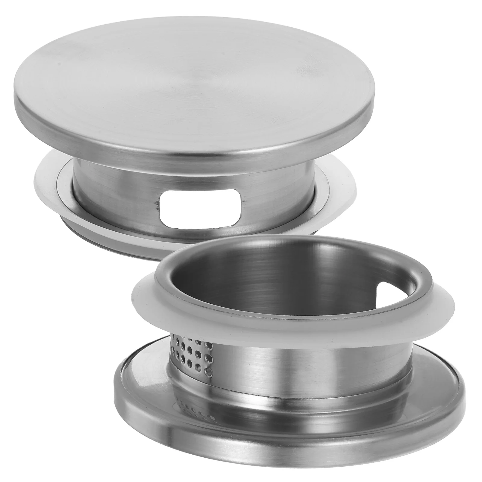 

2 Pcs Stainless Steel Pitcher Lid Slag Separator Filter for Water Bottle Carafe Kitchen Jug Cover Household PitcherAccessory
