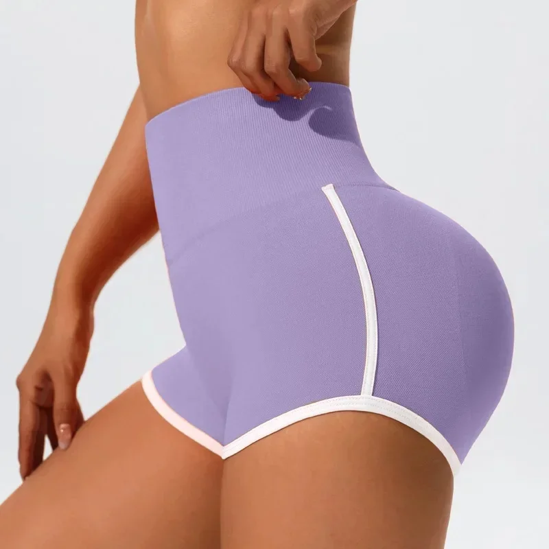 النساء عالية رياضة الخصر السراويل سلس اليوغا السراويل اللياقة البدنية تشغيل السراويل الرياضية البطن التحكم بعقب رفع طماق ضيقة