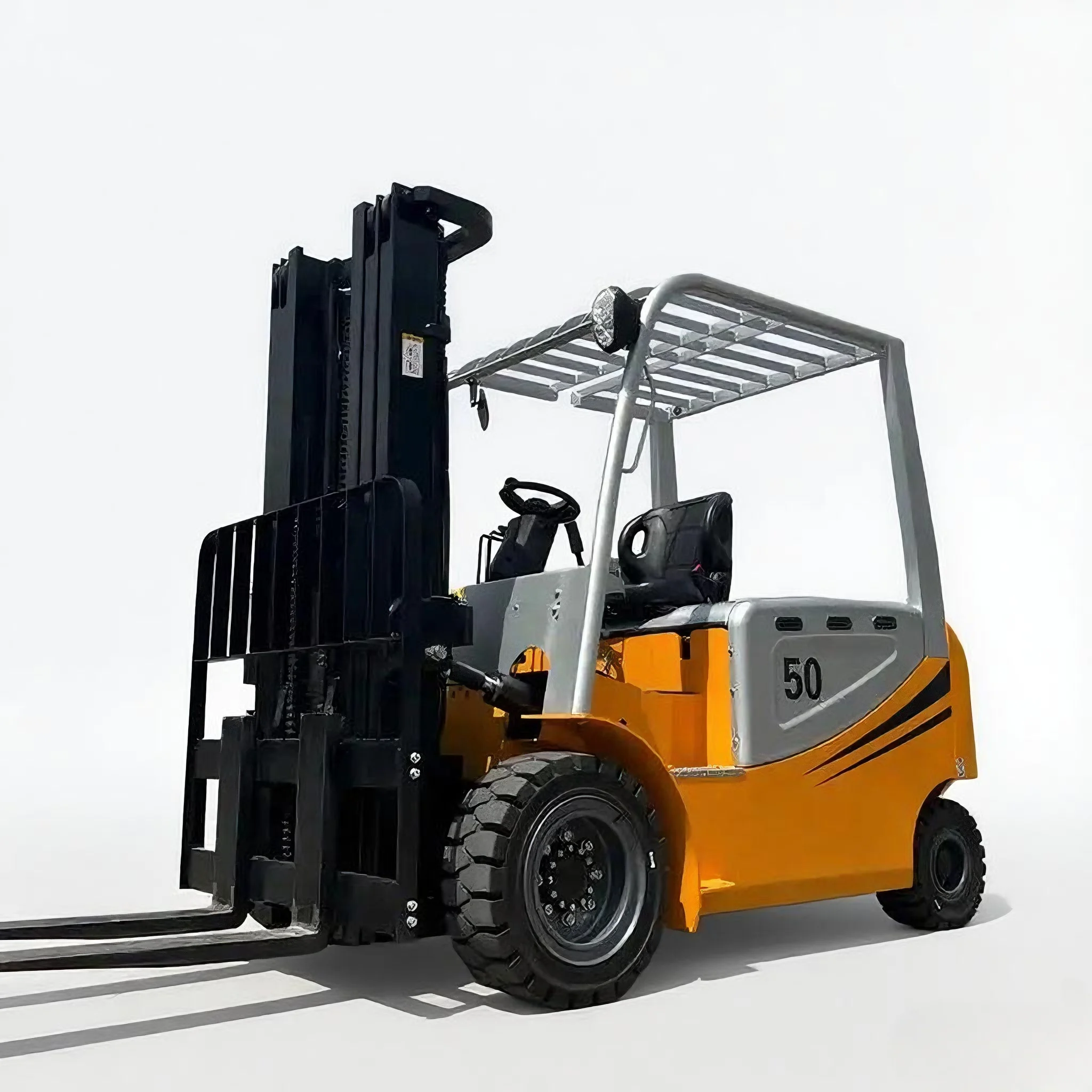 رافعات شوكية كهربائية 5t، 6t، 8t مع بطاريات ليثيوم ومشابك متعددة الوظائف للمستودعات