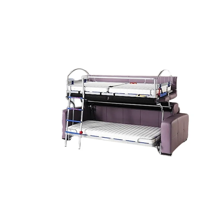 

2023 Folding Sofa Bed New Design Sleeping Furniture Easy to Operate Multi-function Sofas Heavy Duty Mechanism Folding Bunk Bed