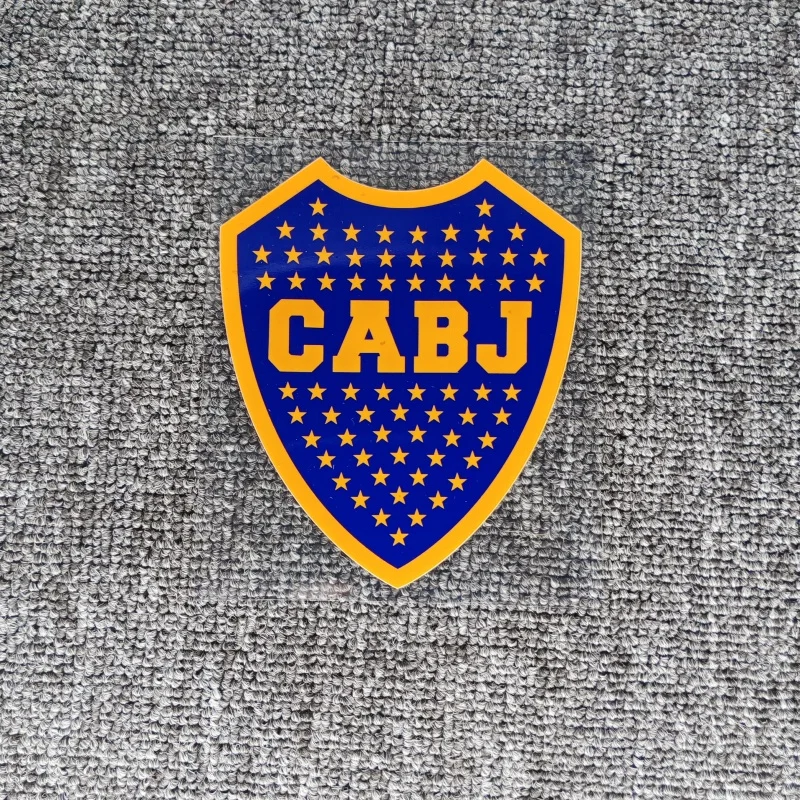 ملصقات السيارات بوكا جونيورز الأرجنتين لكرة القدم كريستال التسمية الأشعة فوق البنفسجية نقل الشارات لغطاء خزان الوقود الكمبيوتر المحمول آيفون D2