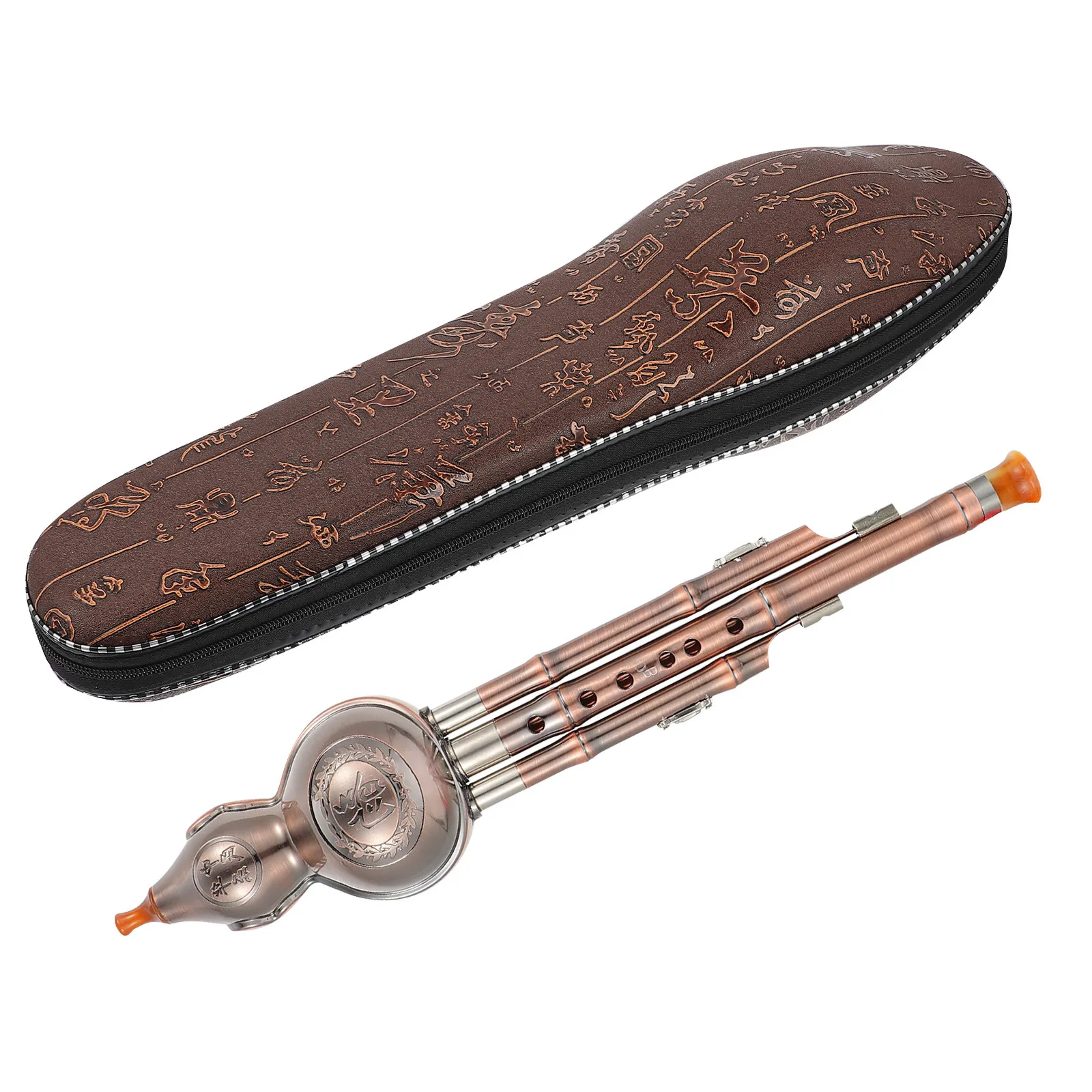 Cucurbit Flute Gourd Instrument Set – PP Material Chinese Traditional Musical Instrument for Beginners