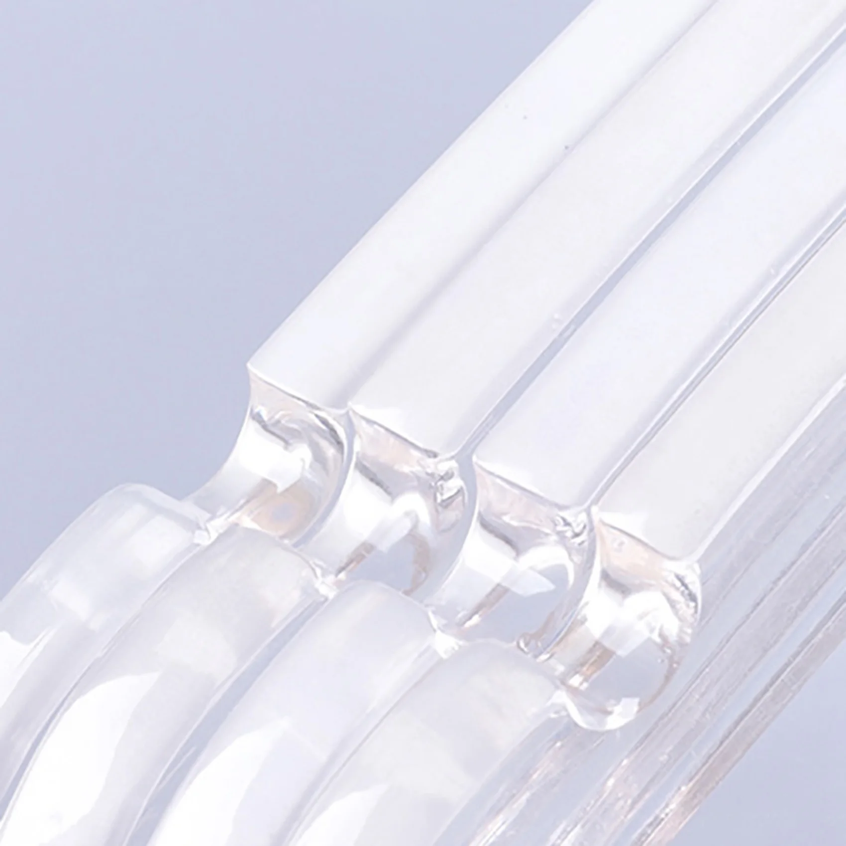 ABWR-10 Pcs 골드 후크가있는 투명 아크릴 옷 걸이, 레이디 키즈 L 용 노치가있는 투명 셔츠 드레스 걸이