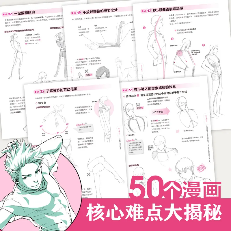 Japanese Masters Talk About Manga: Comic Character Technique Tutorial Book Self-study Character Sketch Art Book