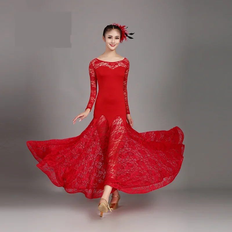 

New Lady Ballroom Dancing Dress Modern Dance Competition Costume Women Waltz Tango Foxtrot Quickstep Ballroom Dresses
