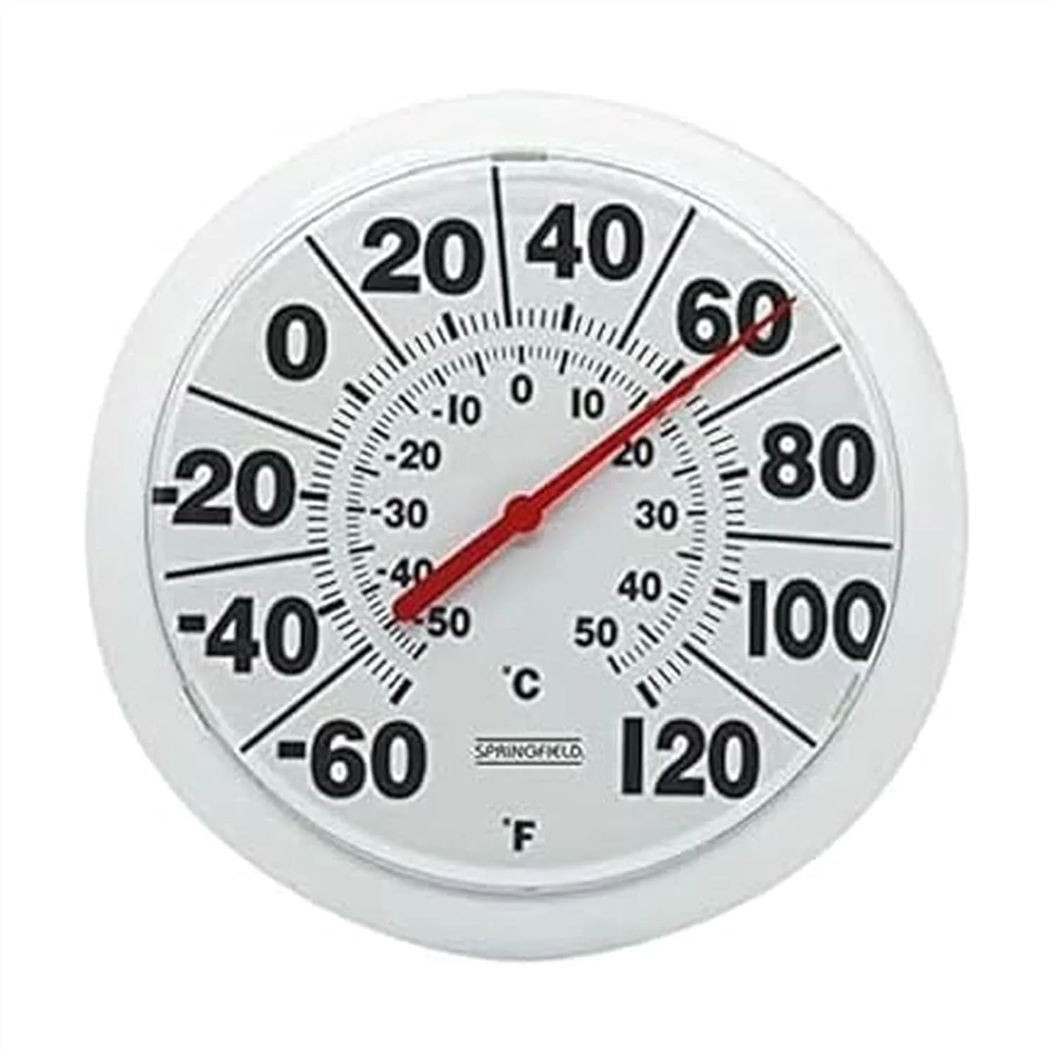 

8-Inch Indoor Outdoor Thermometer with Large Numbers for Patio, Garden, and Home Use