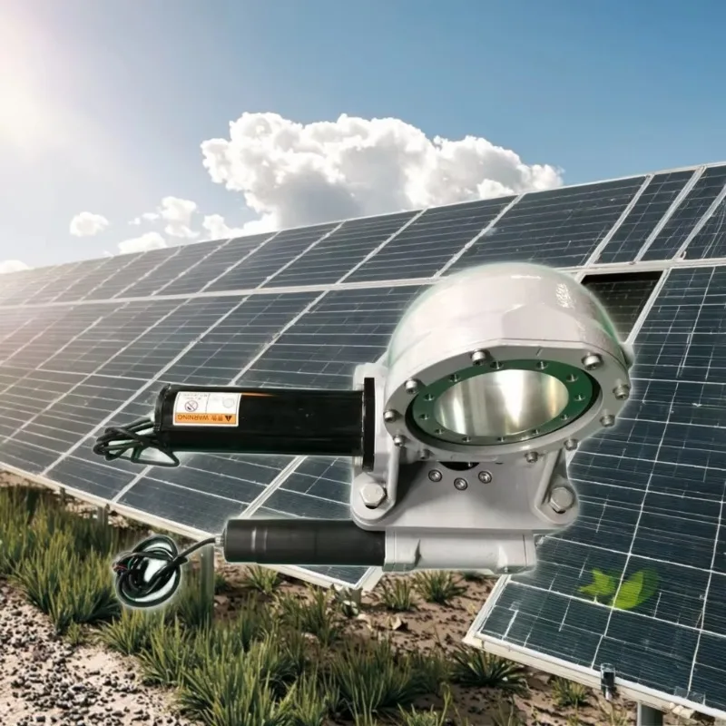 

360 ° Солнечный трекер с поворотным приводом и двигателем переменного тока 220 В, 380 В, 415 В