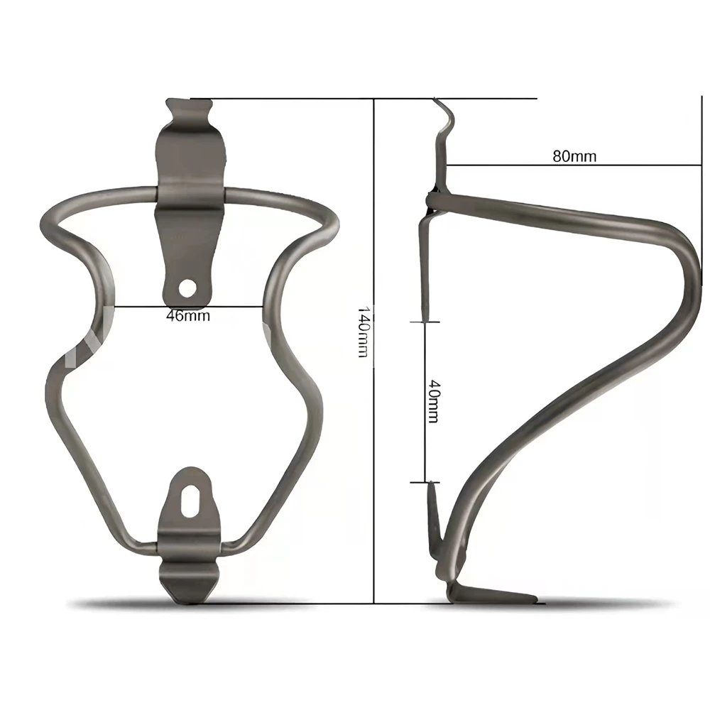 MTB 25g Flasche Käfig Titan Legierung Ultraleicht Flasche Käfig Für MTB Rennrad Klapp Fahrrad Wasserkocher Flasche Halter BMX fahrrad Teile – Detail 4