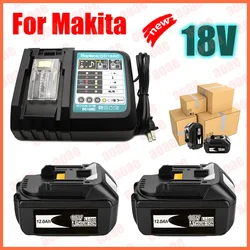 original Makita Rechargeable 18V 12.0Ah Li-Ion Battery BL1830 BL1815 BL1860 BL1840 194205-3 Replacement Power Tools Battery