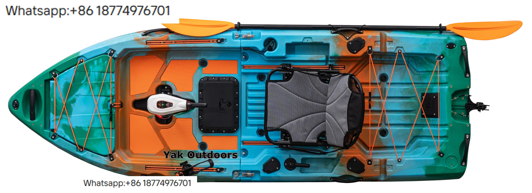 2025 Foldable Ka System-9ft Stability 2 Person Capacity Pedal Drive & Surfing Frame