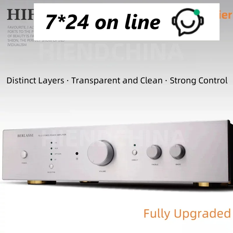 

TS-2 Amplifier 2.0 200W*2 Combined Type Home High-end HIFI Power Amplifier NE5532 Class AB
