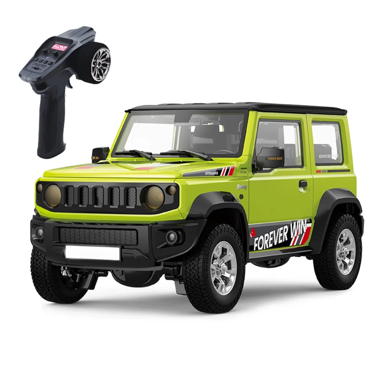 1/16 HG4-53 Simulation Model Lights Horn Smoke Rc Car Full Scale Off-Road Climbing RC Car Yellow Sound Light Green