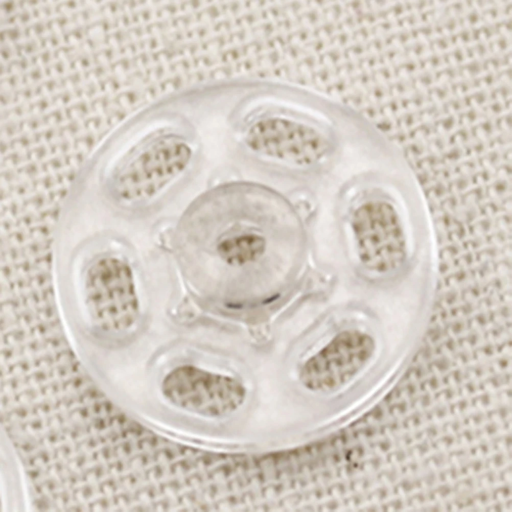 

500Pcs Invisible Plastic Buttons Round Transparent Sewing Button for T-Shirt Craft DIY Garment Repair 20Mm Plastic Button