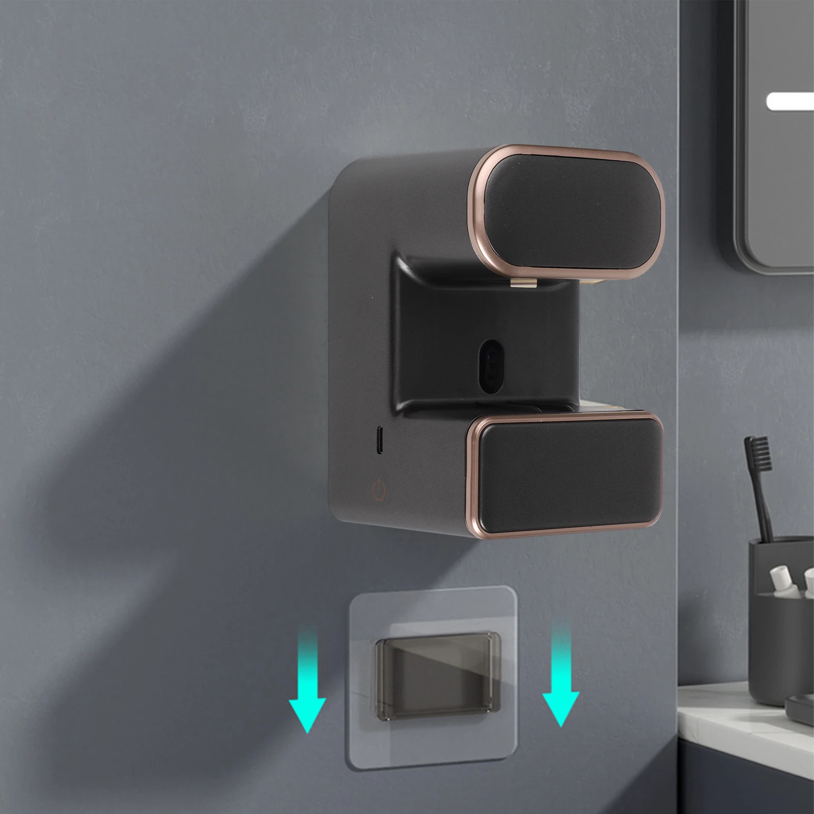 Electric Toothpaste Holder Automatic Toothpaste Dispenser 8.4cm X 8.1cm X 12.5cm Easy Clean Toothpaste Dispenser