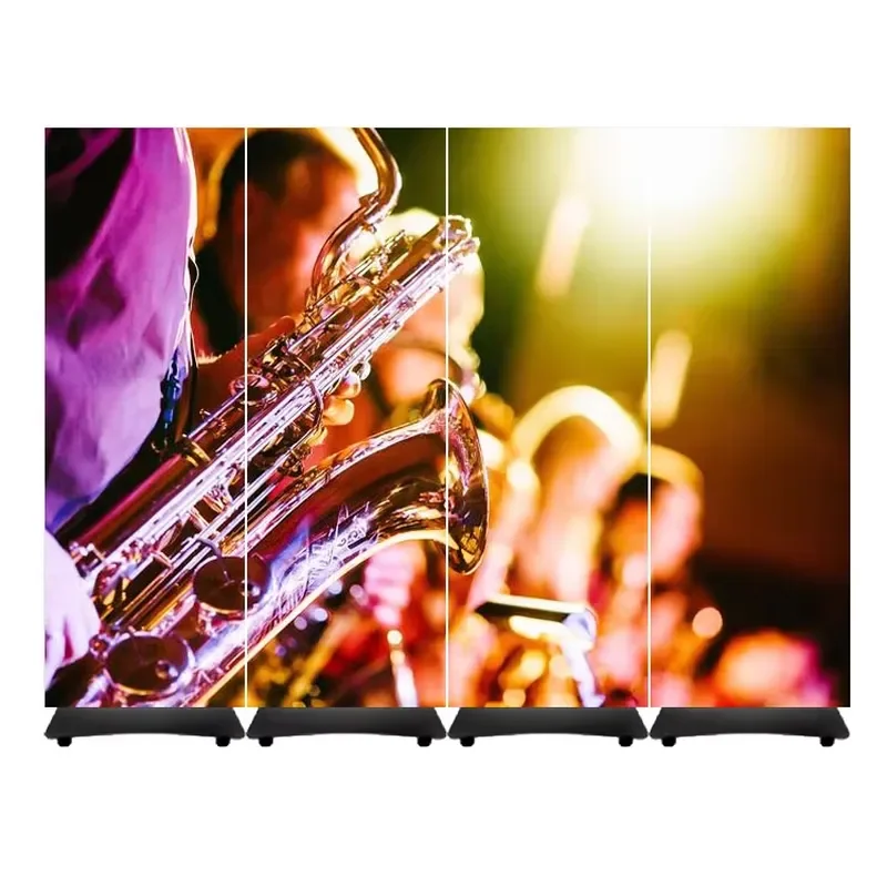 for P2.5 Ultra HD Wheel Mounted Cabinet Totem LED Display Indoor Movable Poster Screen Stable Output Best Price