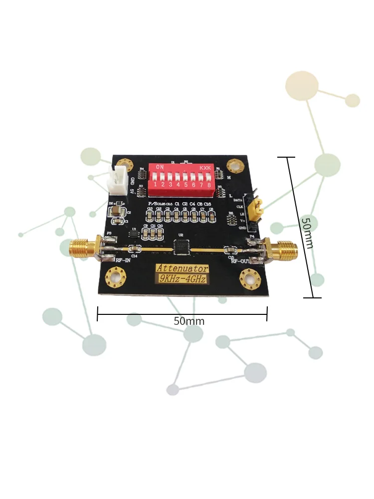 

Цифровой РЧ-модуль аттенюатора PE43702 9K ~ 4 ГГц, погрешность 0,25 дБ, 31,75 дБ