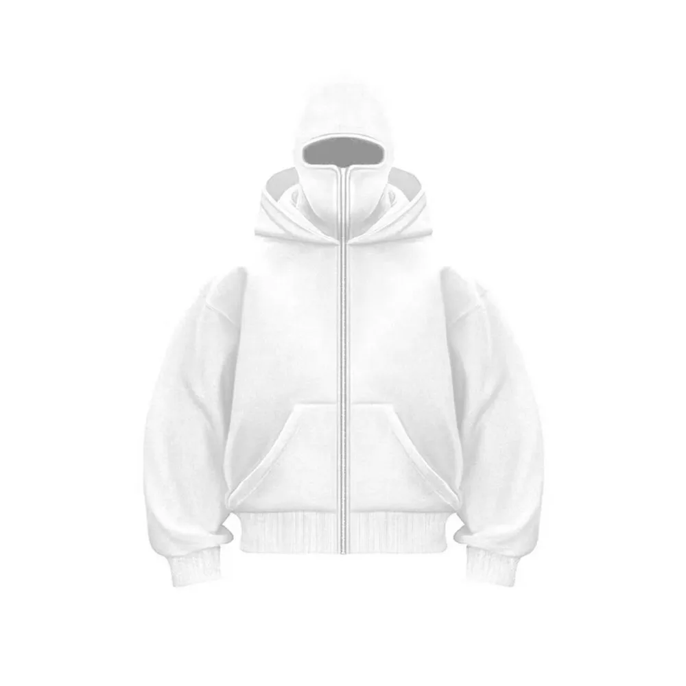 Otoño/Invierno nuevos sombreros dobles para hombres y mujeres cremallera a prueba de viento y cálido pareja Hip Hop deportes Top