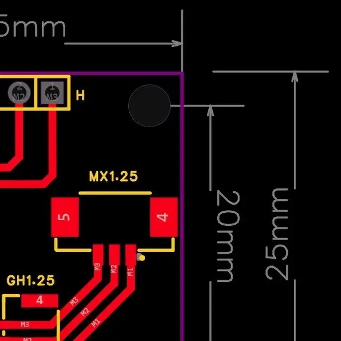 4-in-1 Adapter Board 3-Channel SH1.0-3P GH1.25 MX1.25 Female to 2.54mm Pin Header Breakout Signal Converter for Motor Wire