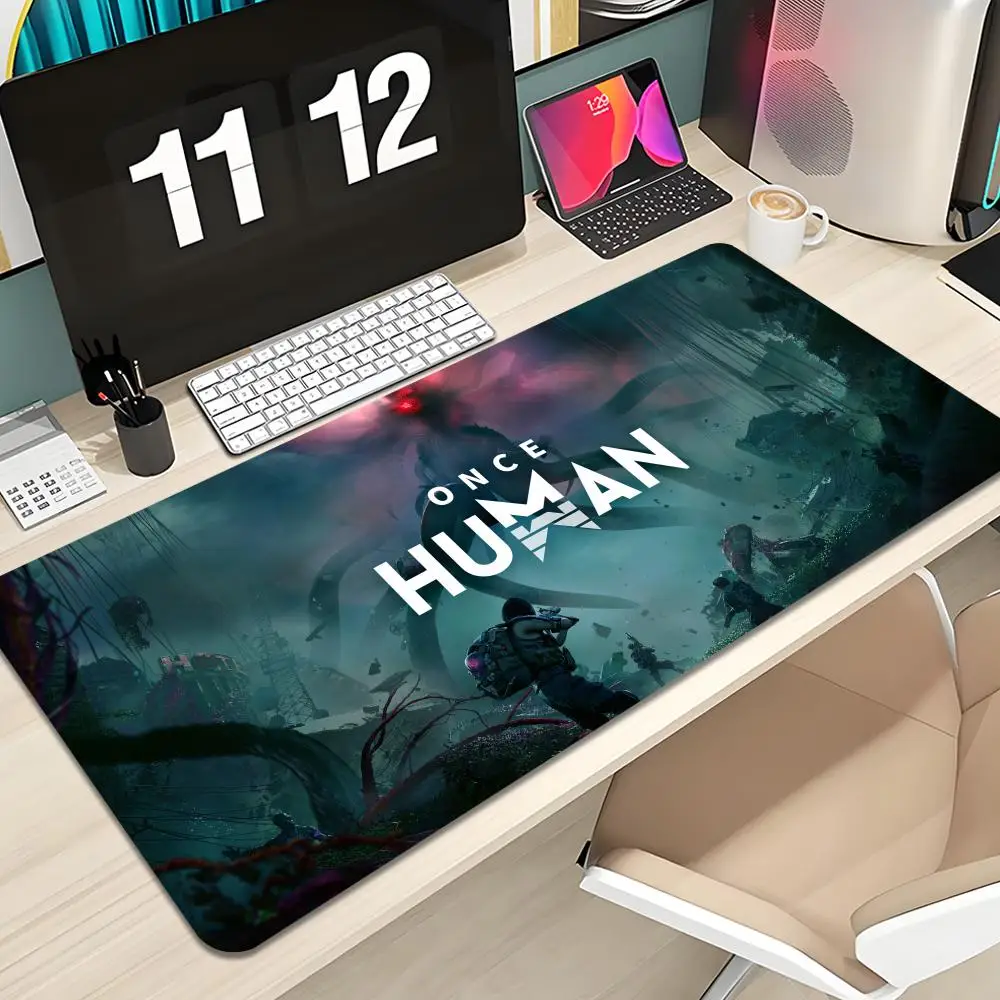 game Once Human Mouse Pad Keyboard Mousepad large 1200X600 mm Desk Mat PC Gamer Office Carpet Home Table pad