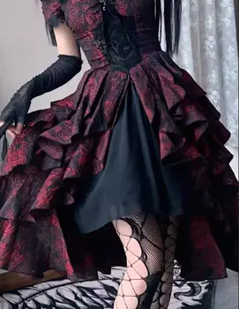 10 best sales vestito rosso nero - №3