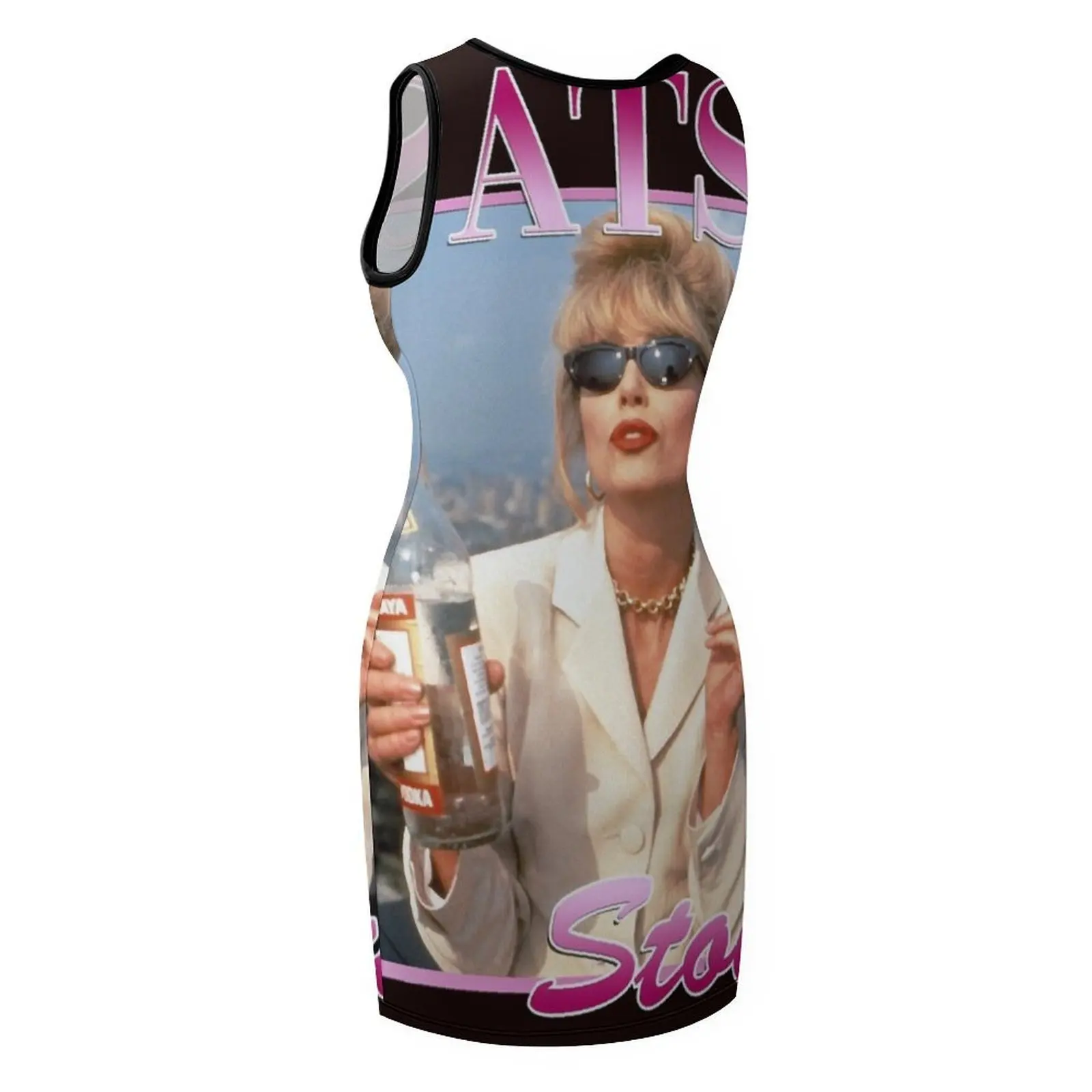 แพทซี่ สโตน แอบ เฟ็บ เอสเซนเชียลเสื้อยืดแขนกุดชุดเดรสผู้หญิงเสื้อผ้าชุดราตรีชุดแฟชั่นสตรี