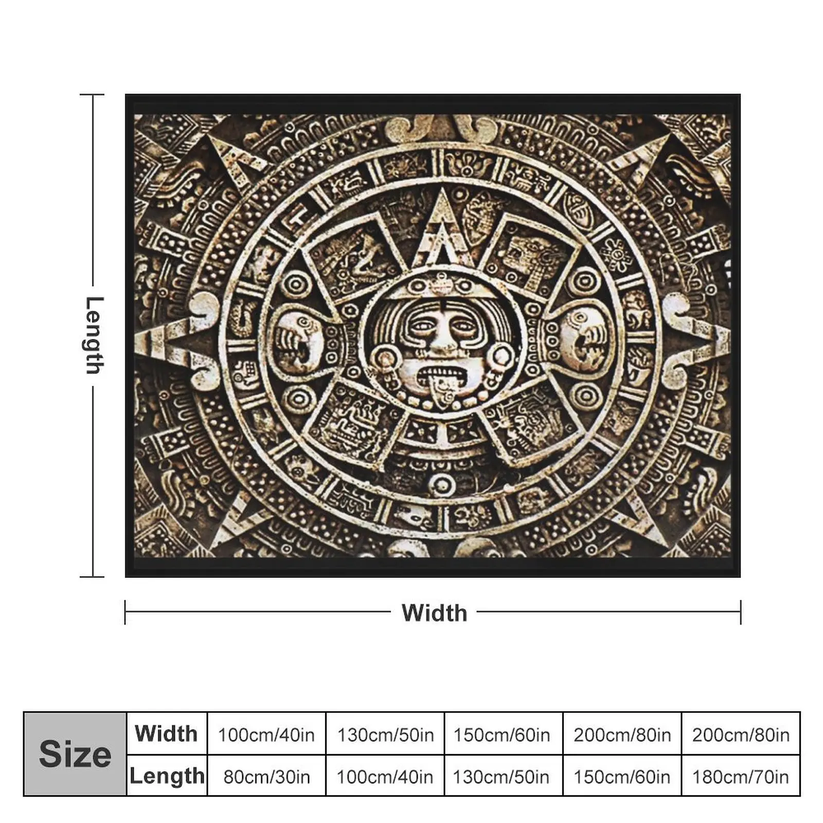 Ancient Mayans Compus Throw Blanket blankets ands Bed Fashionable For Baby Blankets