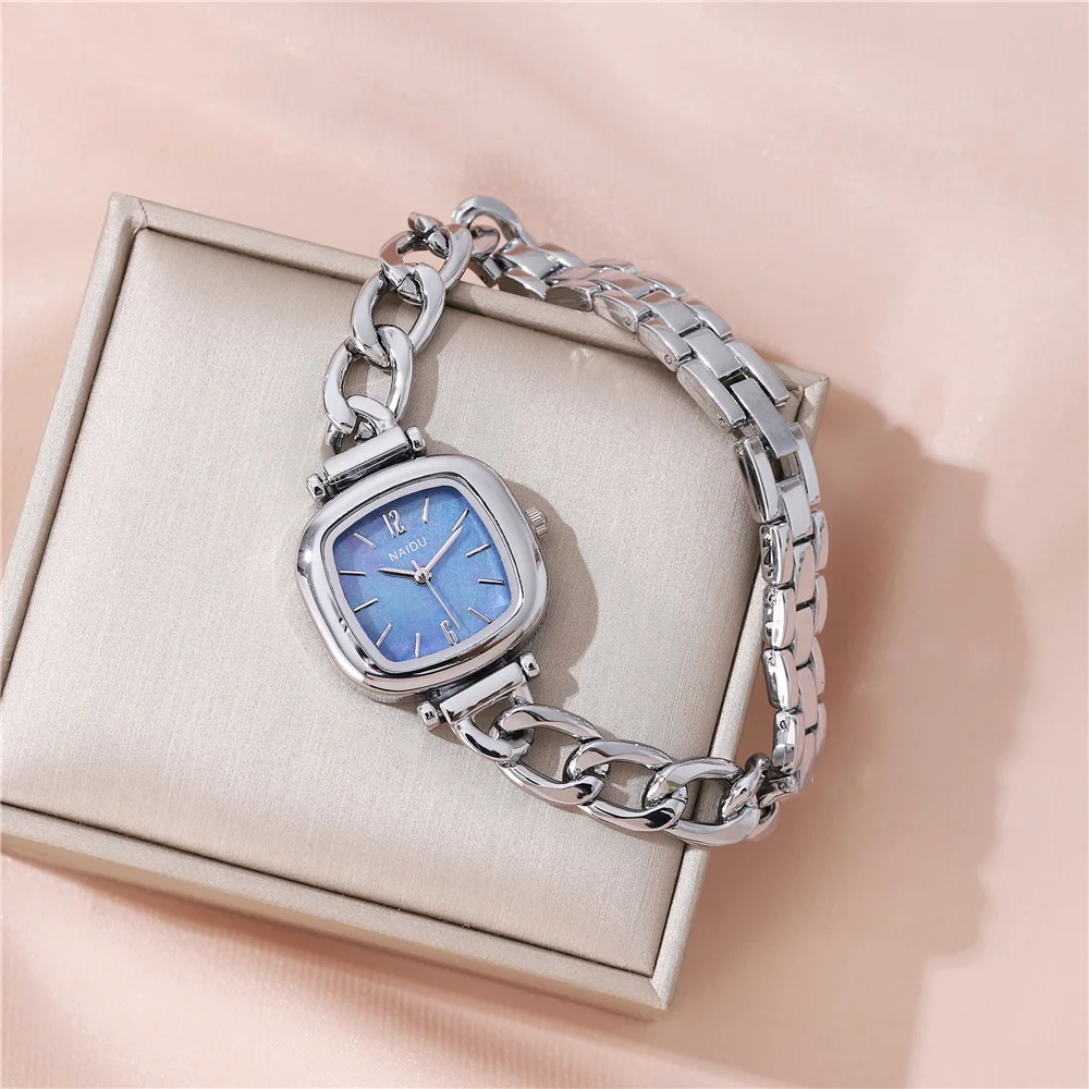 fashion small dial steel bracelet band women dress watch