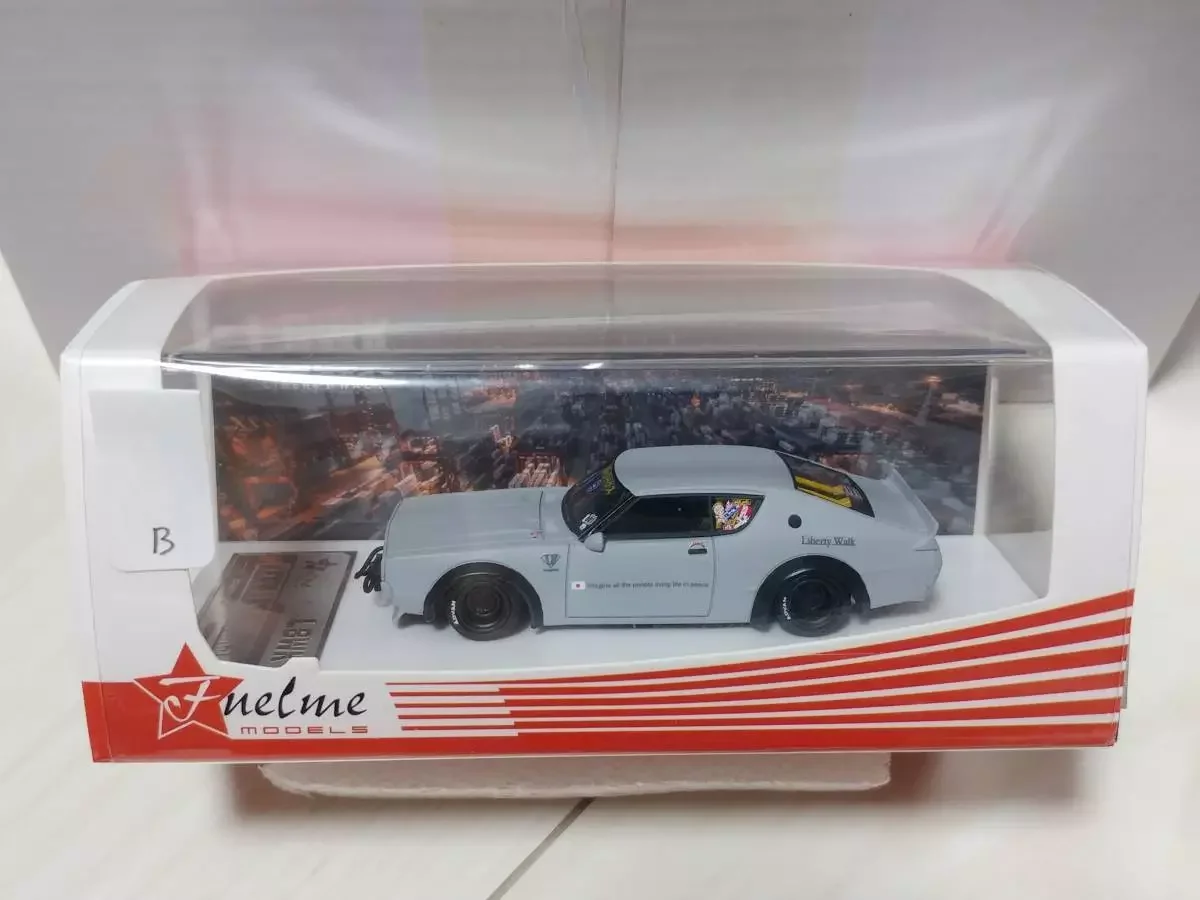 

1/64 Fuelme Skyline Kenmeri Lbwk Kpgc110 Матовая серая модель из смолы, НОВАЯ