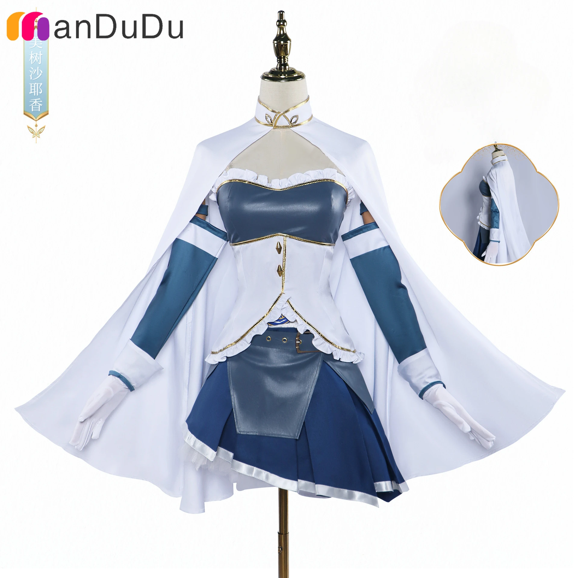 

Game Puella Magi Madoka Magica Miki Sayaka Cosplay Costume Role Play Comic Con Dress Hallowmas Party Wigs Animation Prop