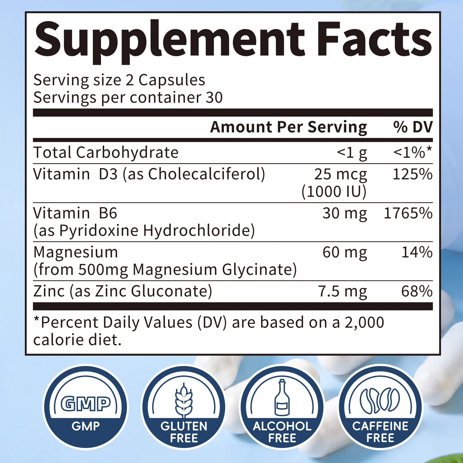 BEWORTHS Magnesium Glycinate Capsules Help Sleep Immunity & Mood Support Relaxation Support Joint & Muscle Health Relieve Stress