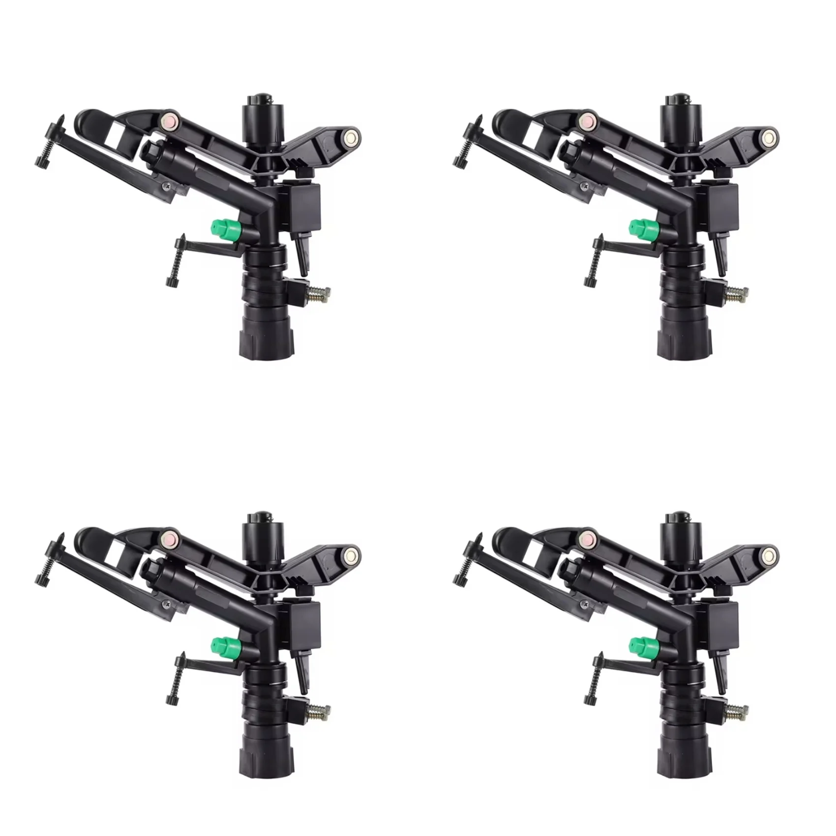 

【HAPPY】4 шт., 1 дюйм, с внутренней резьбой, пластиковые, 360° ° Длинные рокерные форсунки для полива садов, ферм, оранжерей и теплиц