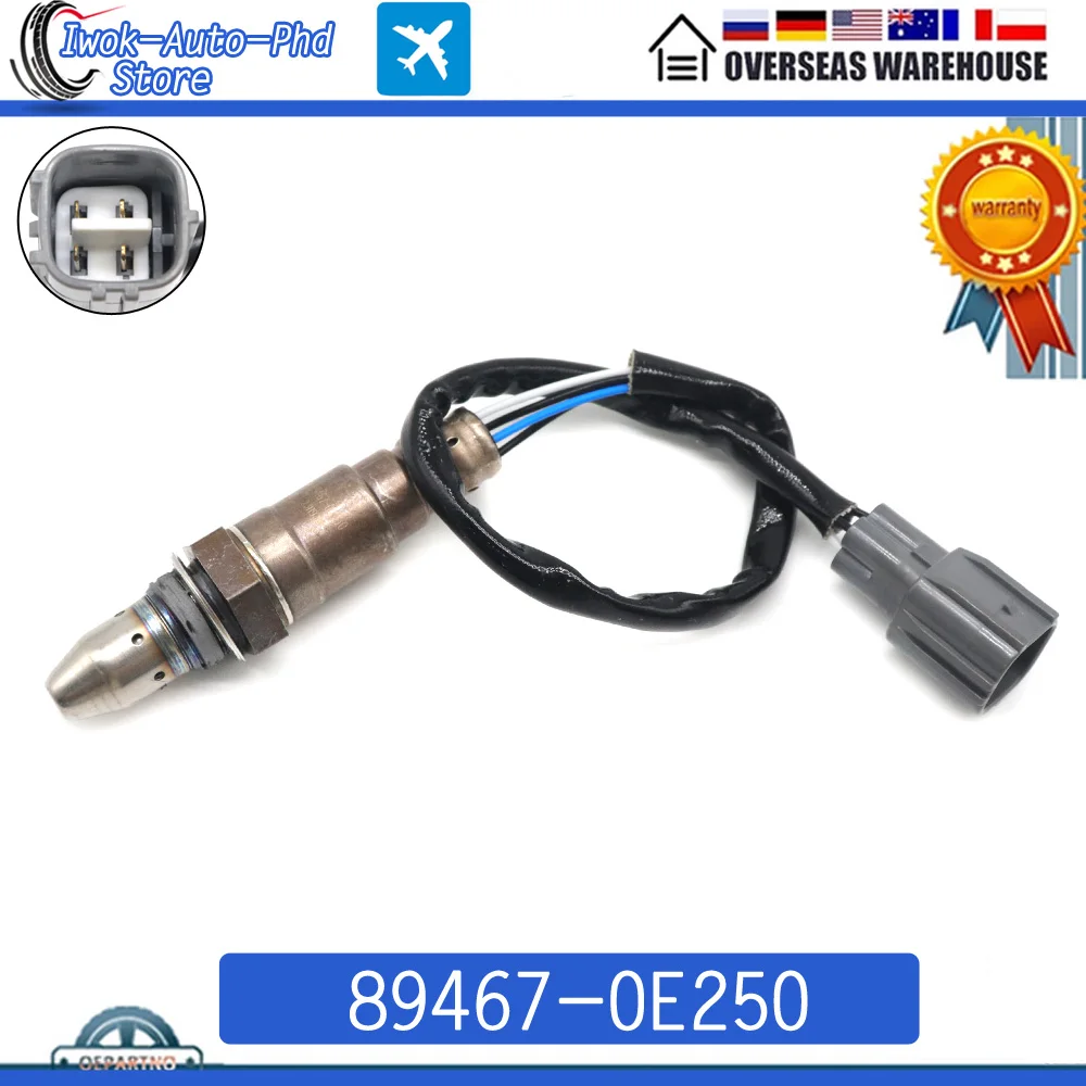 89467-0E250 Upstream Air Fuel Ratio Lambda O2 Oxygen Sensor For Toyota Highlander Sienna Lexus RX350 RX450h 894670E250