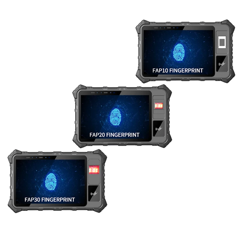 8-inch IPS Touch Screen Facial Recognition Fingerprint Card Swiping Device Supporting 2.4G 5G Dual-band WiFi