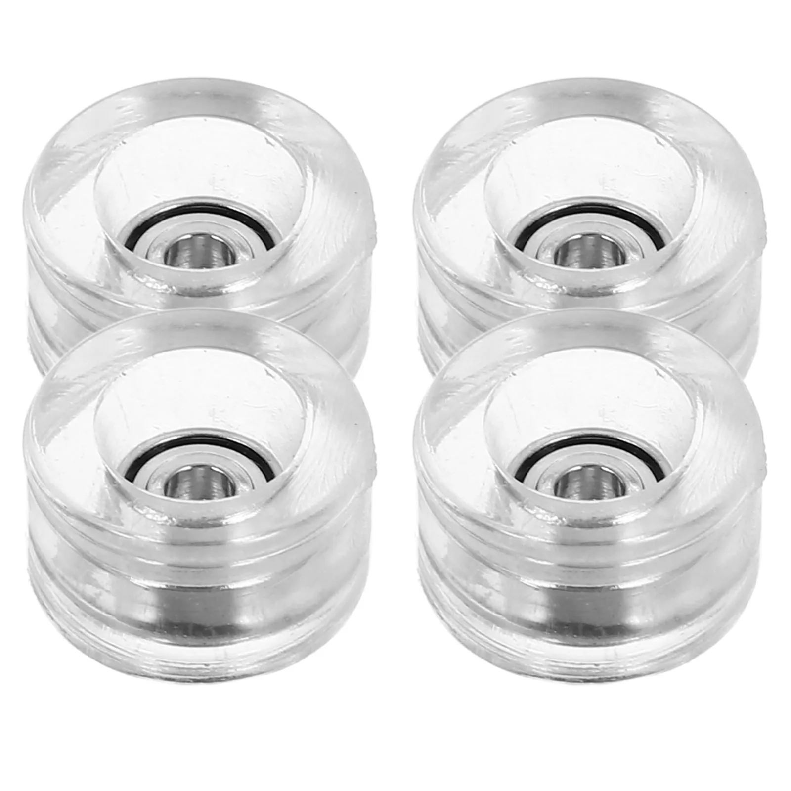 4 Stück Fingerräder, Hochgeschwindigkeitslager, glatt, leicht, Ersatz für Mini-Skateboard-Zubehör, kompatibel mit verschiedenen Brettern
