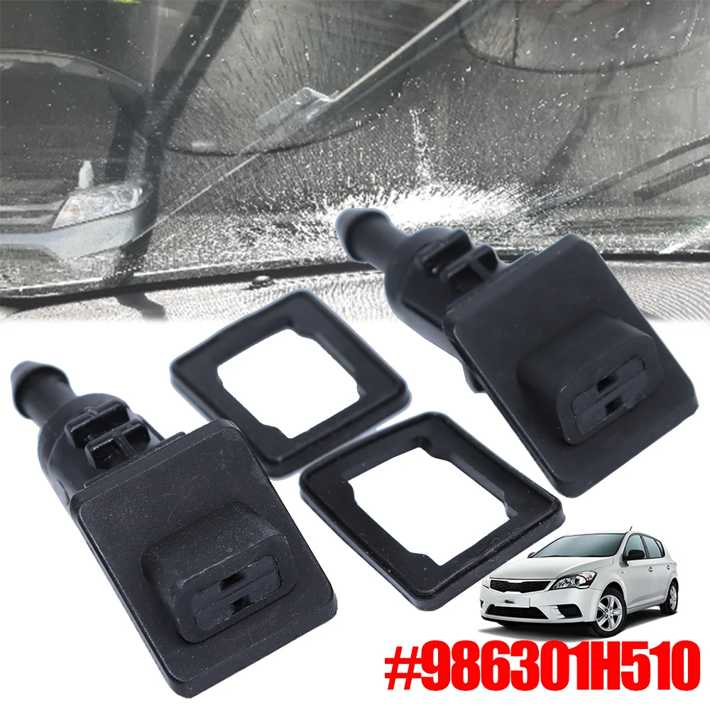 2X Windscreen Washer Jet For Kia CEED ED Sid 986301H510 Front Windshield Nozzle Sprays 2008 2010 2017 Car Replacement Parts