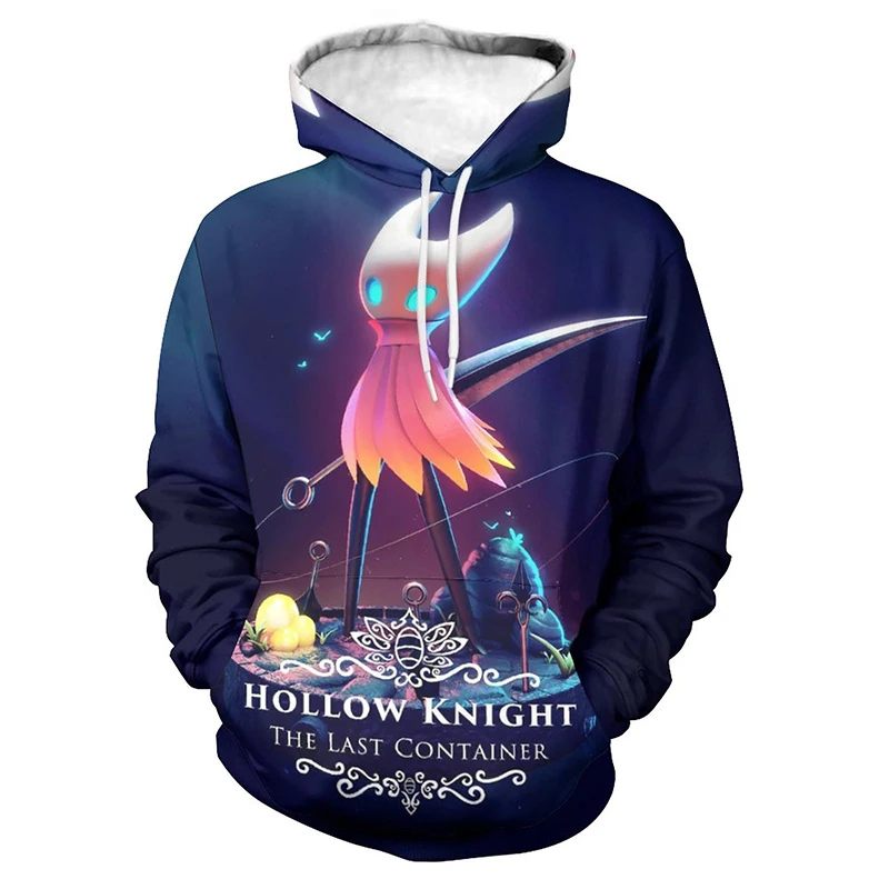 

2022 New Printed Hooded Hollow Knight Game 3D Print Cool Hoodies Men Women Children Streetwear Harajuku Casual Swearshirts Tops