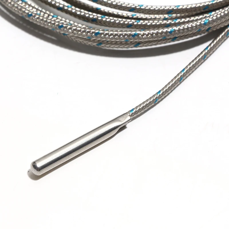 1PC WRNT-035 K/E/J-type Thermocouple High Precision Sensor Probe 0.5M 1M 2M 3M 4M Alloy Metal Shielded Wire Test Cable